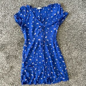 American Eagle Blue Floral Dress